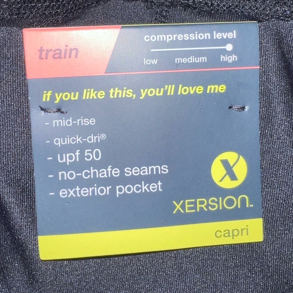 Xersion- Capri compression pants - Picture 7 of 8